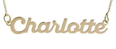 Personalised 9ct Gold ANY NAME, Gold nameplate for any occasion, birthday gift
