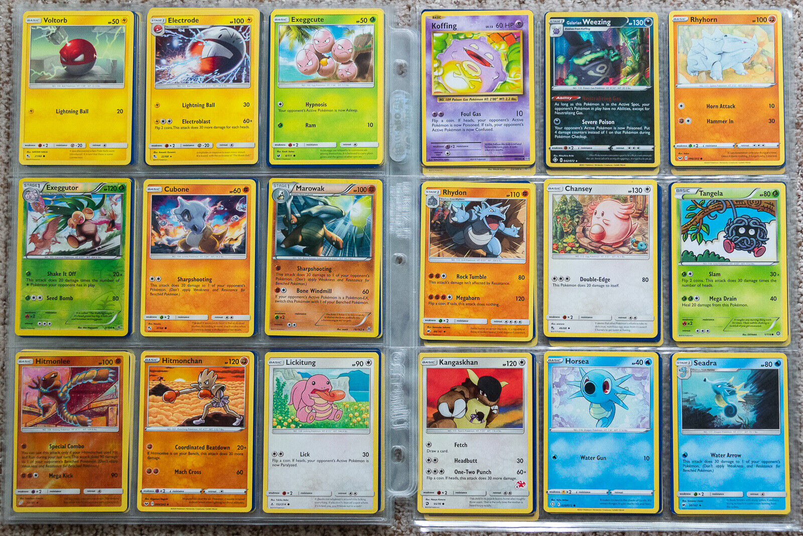 Pokemon TCG 135 Card Lot Hoenn Region Complete Pokedex #252-386 Set