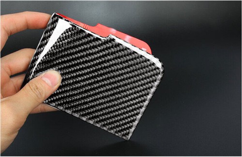 For Benz GLB W247 2020-22 Carbon Fiber Vinyl Headlight Switch Control Frame Trim - Picture 8 of 9