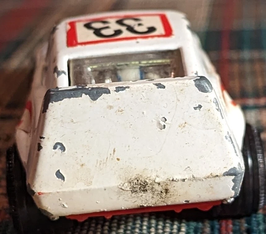 Coche divertido fundido a presión de metal Ideal Evel Knievel 1976 de colección, plástico de alto impacto Foto 3 de 4