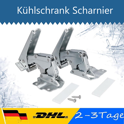 2x Scharnier für Hettich Kühlschrank 3363 5.0 3703 5.0 Links oben Rechts unten