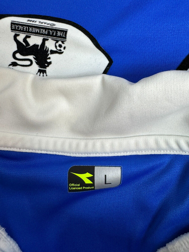 BIRMINGHAM CITY 2004 2005 YORKE HOME SHIRT FOOTBALL JERSEY DIADORA MENS SIZE L - Picture 7 of 11