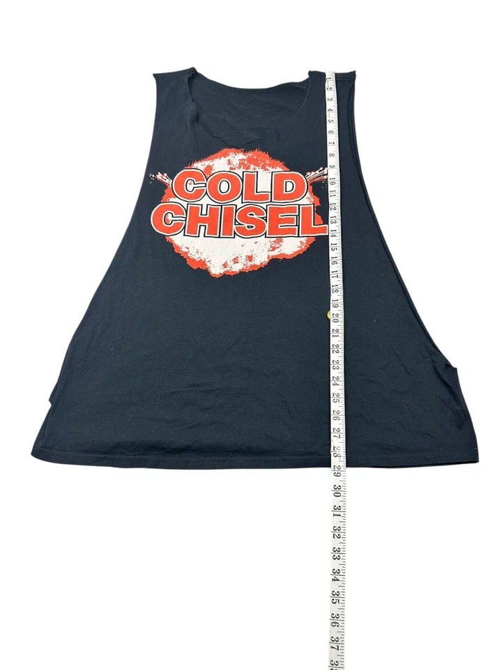 Cold Chisel Mens Size Large Sleeveless 2011 Tour T Shirt Muscle Tank Top Black - image 3 of 4