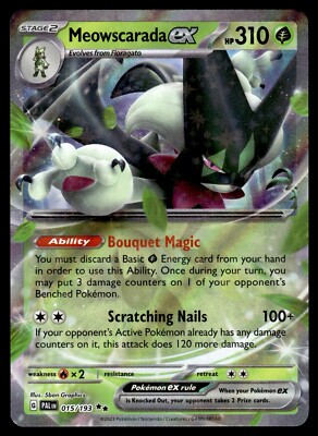 Meowscarada ex 015/193 Pokemon TCG Paldea Evolved Double Rare Holo
