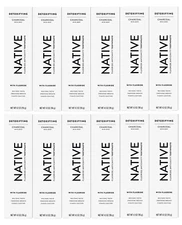 12Pack Native Fluoride Anticavity Toothpaste Charcoal with Mint 4.1 oz FEB 2023*