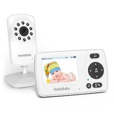 HelloBaby Monitor with Camera and Audio, 1000ft Long Range , 2.4" Screen
