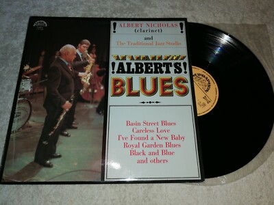 Albert Nicholas and The Traditional Jazz Studio - Albert's Blues     Vinyl  LP  