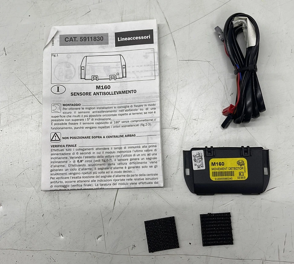 ALFA ROMEO 4C 2013 SISTEMA ANTIFURTO ANTISOLLEVAMENTO COD:5911830 - Изображение 2 из 2