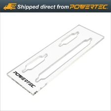 POWERTEC 71120 Picture Hanging Keyhole Template 3" x 9" Slot Jig Inlay Template