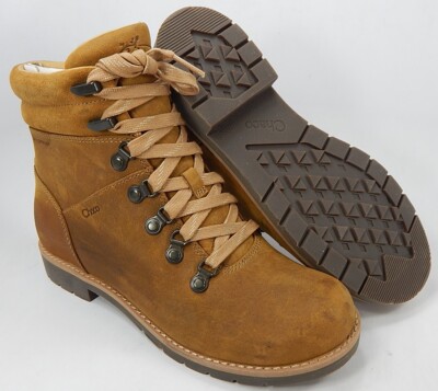 Chaco Cataluna Explorer Sz 7 M EU 37.5 Women's WP Leather Boots Bronze JCH108344
