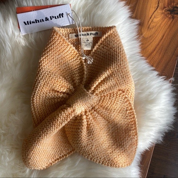 Misha & Puff Wool sweater space dyed catalog handknit Scarf