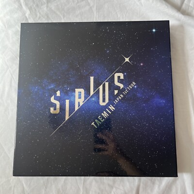 SHINee Taemin SIRIUS Japan 1st Tour FC Limited Edition Bluray