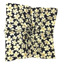 Unisex Floral Cotton Bandanas 22x22 inch Rialand-Beige