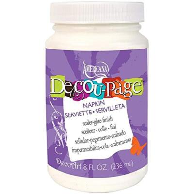 Deco Art Americana Decoupage 8oz Adhesive Glue Sealer for All Projects
