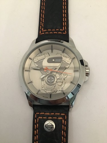 Harley Davidson 107 Engine Rare Prototype Mens Watch 46mm - Picture 5 of 13