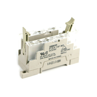 Omron Relay Sockets 6P DIN Mount Rail 14-Pin DC 24V 6A Fit