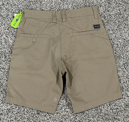 NWT Volcom Mens Shorts Size 28 KHAKI TRUE TO THIS MODERN FIT - Picture 4 of 10