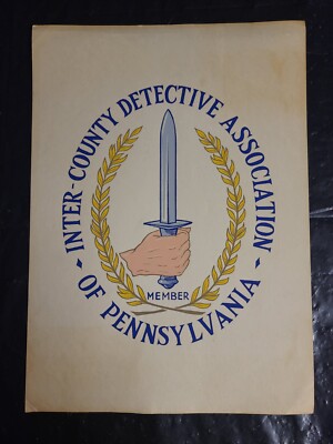 Inner County Detective Association Of Pennsylvania 1964, 10x14'' Poster