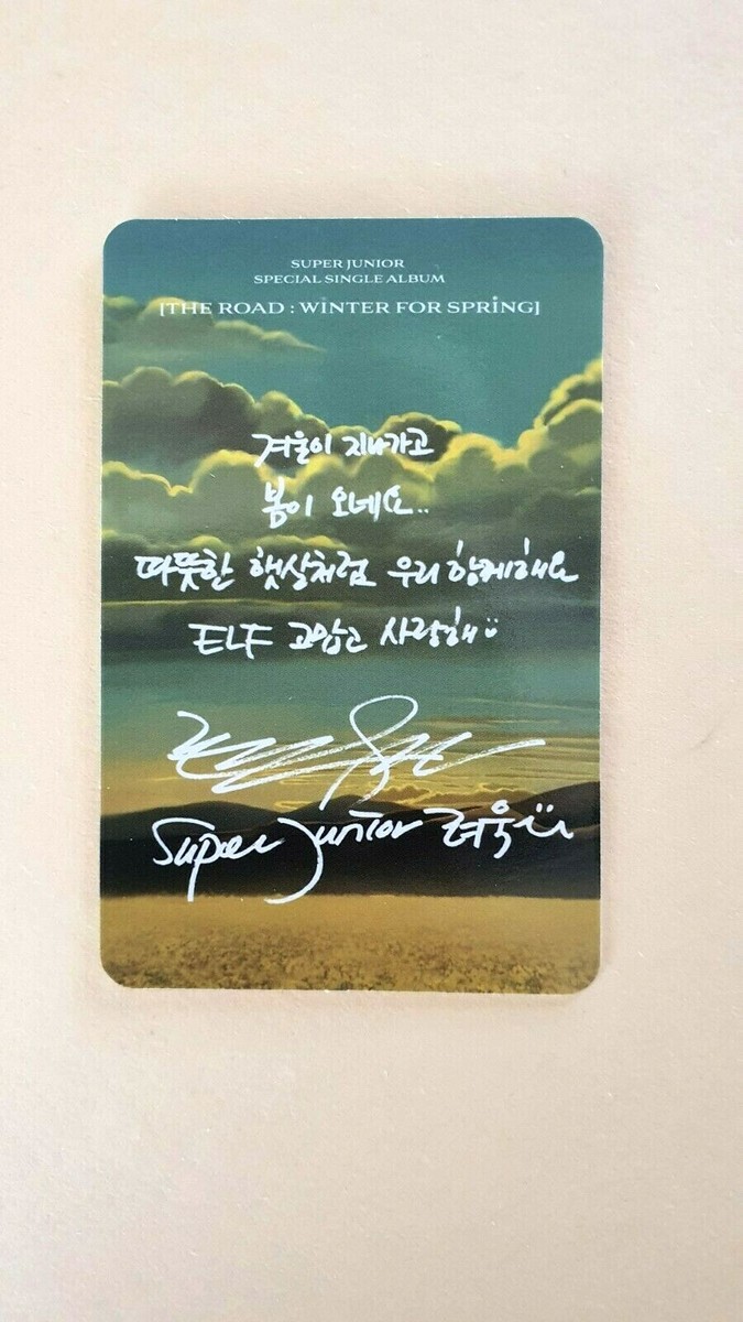 Super Junior Special Single Album The Road Winter for Spring