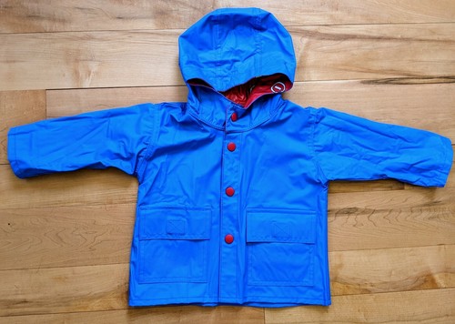 Wippette Kids Baby Boys Summer Spring Reversible Cars Raincoat Jacket 6-12 Month - Picture 4 of 7