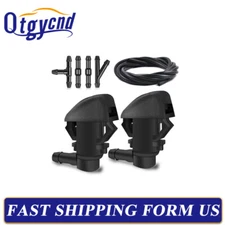 For Honda Pilot 2009-2015 Windshield Hood Nozzle Wiper Spray Kit 76810-Sza-A01Za