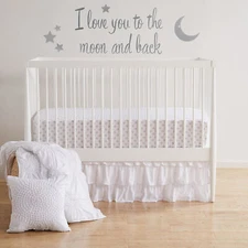 Willow 5-Piece Nursery Crib Bedding Set - White - Levtex Baby