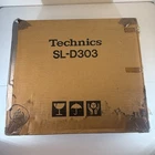 Technics SL-D303K Black Fully Automatic Direct Drive Turntable New Open Box