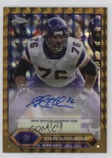 2023 Topps Composite Gold Geometric Refractor /50 Steve Hutchinson Auto HOF 3hd