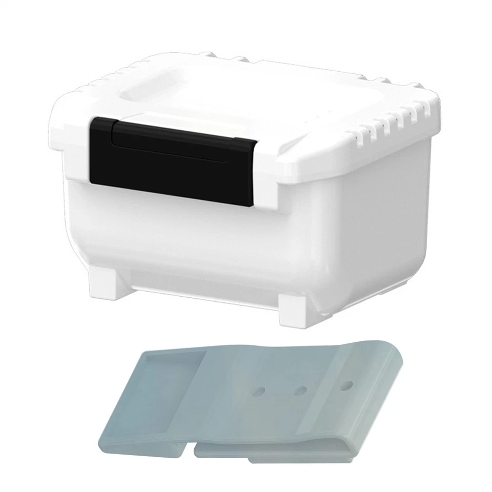 Caja de Cebo Vivo de Pesca Caja de Almacenamiento Desmontable Soporte para Gusanos Impermeable Portátil Foto 4 de 4