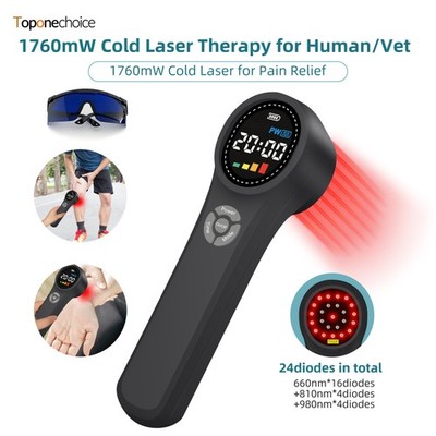 Laser Therapy 660nm/810nm/980nm for Deep Tissue Comfort&Muscle Soreness Relief