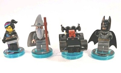 Lego Dimensions Batman, Wildstyle, Gandalf & Batmobile w/ Disks