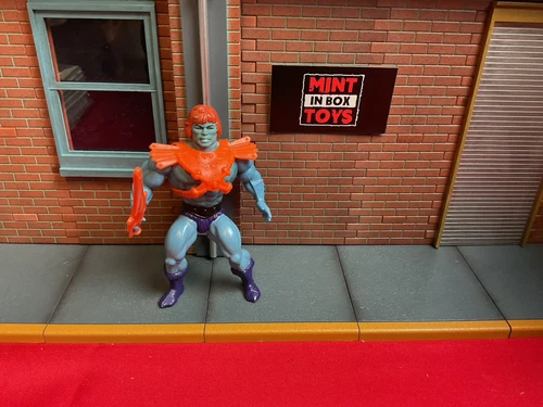 FAKER 100% Complete With Sticker He-Man Figure MOTU 1982 Vintage Mattel