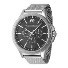 Technomarine MoonSun Men's Watch  Charcoal Dial Silver Tone Case TM-822018