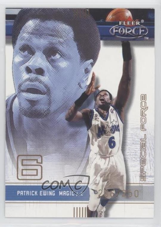 2001-02 Fleer Force Special Force /250 Patrick Ewing #149 HOF 0u4