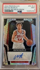 Panini Prizm Black 2024-25 Matas Buzelis #RS-BUZ Mojo /25 PSA 9 Bulls