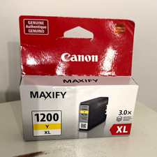 Canon Original Genuine MAXIFY 1200 XL Yellow XL Ink Cartridge