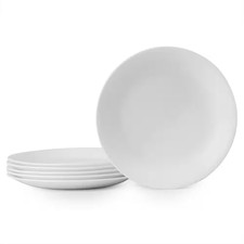 Classic 8.5 In. Winter Frost White Lunch Plates (Set of 6)