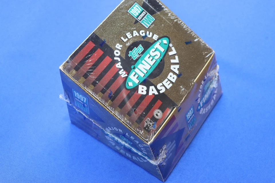 1997 Topps FINEST Baseball Series 2 Hobby Box SEALED 24 Packs Refractors Cards - Image 2 of 4