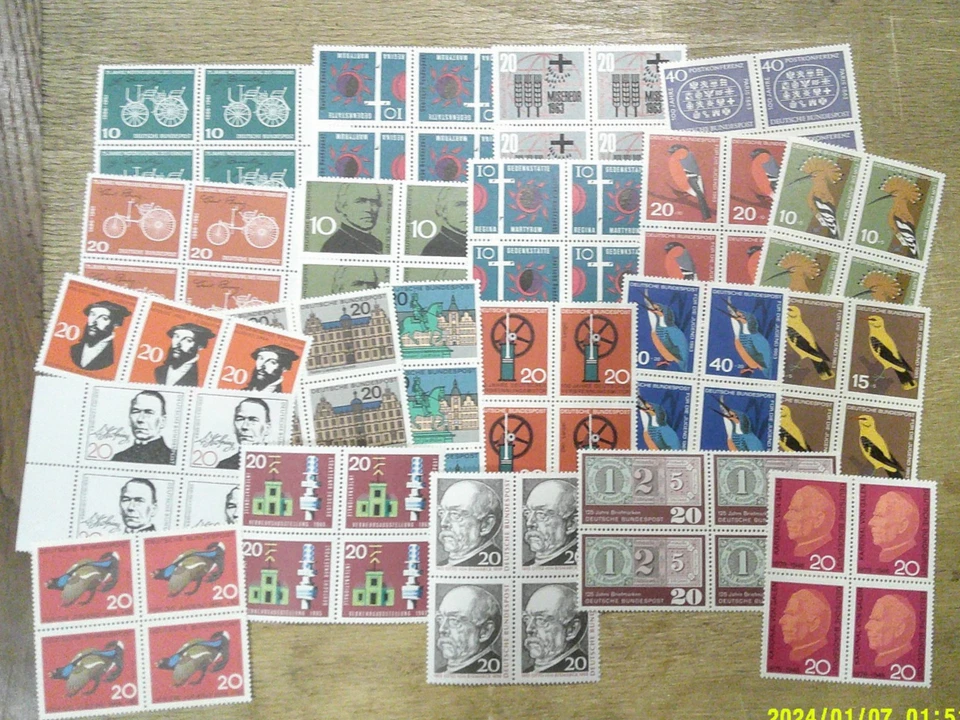 Lot BRD Blocs de 2-4 neuf** année 1961-68 - Photo 1/1