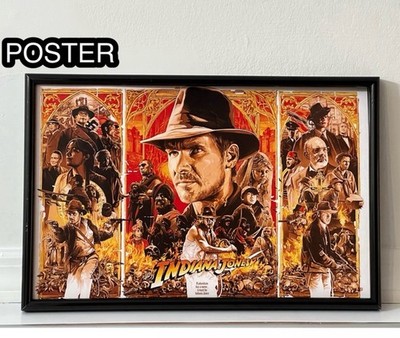 Indiana Jones Harrison Ford Wall Art Decor Movie Poster