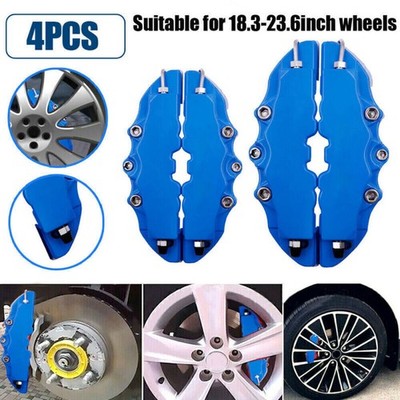 4Pcs 3D Auto Teile Vorne + Hinten Auto Disc Bremssattel Bremse Abdeckung Au O8F0