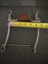 High Quality Long Shank Western Horse Curb Bit, Copper Hood Port Roller 5" Mouth