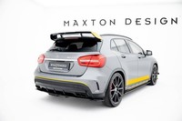 Maxton Design Heckspoiler Lippe Passend FüR Mercedes Gla 45 Amg Schwarz Hochglan