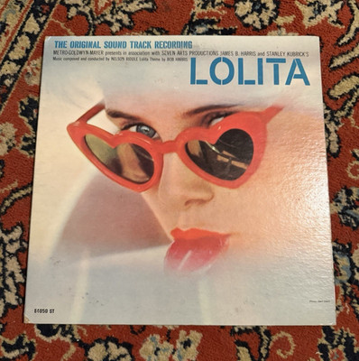 Nelson Riddle Lolita Original Soundtrack MGM E4050 ST 12'' Vinyl LP w/ Cover