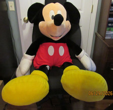 Disney Store Large Mickey Mouse Plush Stuffed Animal 48 Inches Inch Heavy Duty