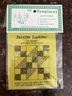 Roy Daniel Jacob's Ladder Quilt Template-12" Block-Vintage Tin-Signed/Sealed
