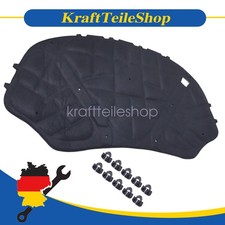 Motorhaubendämmung Dämmmatte für VW PASSAT 3C5 1.6 B6 2005-2010 mit Clips DE