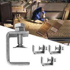 4x C-Clamps for Woodworking Building Tiger Clamp Adjustable Wide Jaw Opening