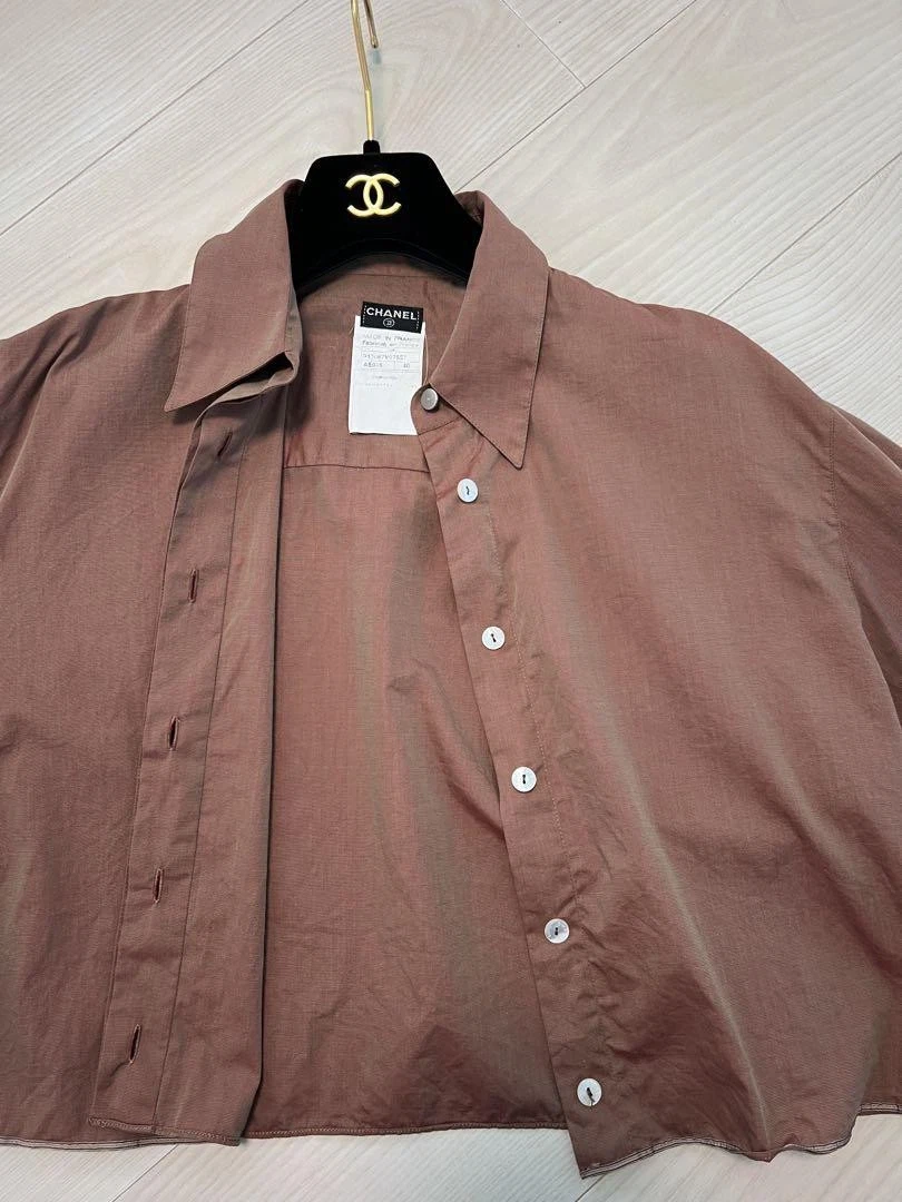 Giacca camicia cotone Chanel acquistata direttamente dal negozio