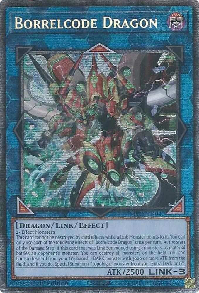 YUGIOH: 1x Borrelcode Dragon MP25-EN040 Starlight Rare 2025 Mega-Pack